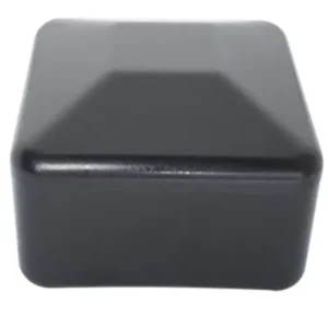 Wysoka jakość Nasadka zewnętrzna kwadratowa 100x100 1szt czarna